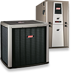 Three types of air conditioners: a window unit, a portable unit, and a split system, highlighting their differences.